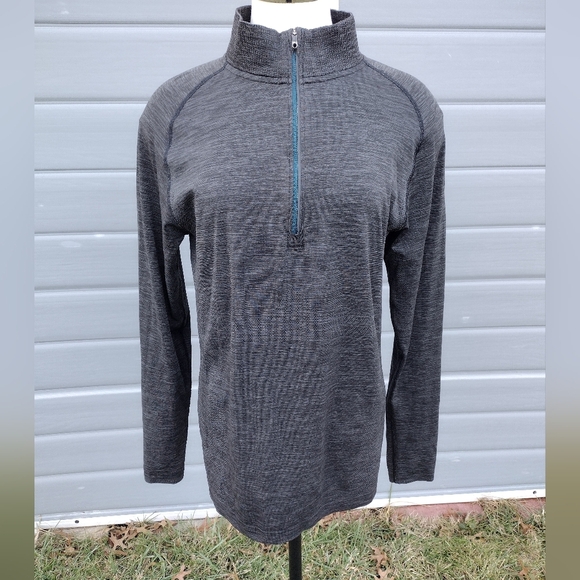 Lululemon Shirt Mens Size M Metal Vent Tech Half Zip Long Sleeve - Picture 1 of 7